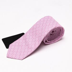 Report Collection Boys Medallion Print Cotton Tie Light Pink